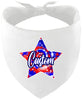 Custom Patriotic Tie Dye Pet Bandana