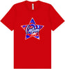 Custom Patriotic Tie Dye Adult Bella Canvas Shirt