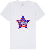 Custom Patriotic Tie Dye Unisex V-Neck Shirt