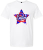 Custom Patriotic Tie Dye Adult Gildan Soft Shirt