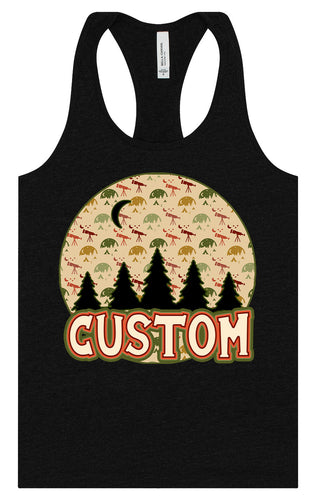 Custom Under the Stars Women's Racerback Tank