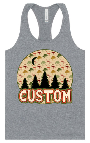 Custom Under the Stars Women's Racerback Tank
