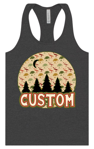 Custom Under the Stars Women's Racerback Tank