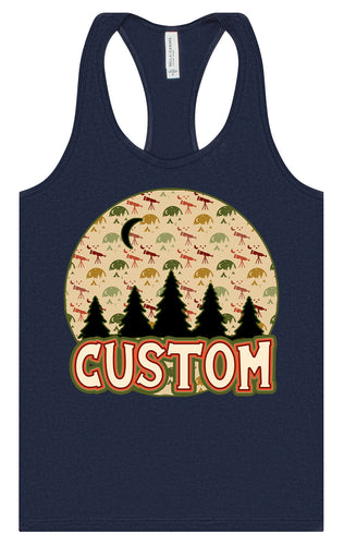 Custom Under the Stars Women's Racerback Tank