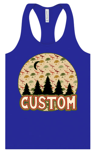 Custom Under the Stars Women's Racerback Tank