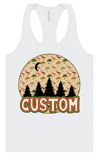 Custom Under the Stars Women's Racerback Tank