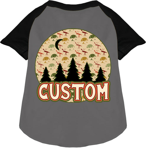 Custom Under the Stars Pet Raglan Shirts