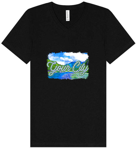 Custom Summer Unisex V-Neck Shirt