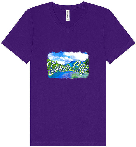 Custom Summer Unisex V-Neck Shirt