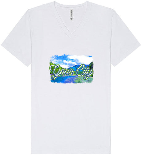 Custom Summer Unisex V-Neck Shirt