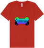 Custom Mountain Shades Unisex V-Neck Shirt