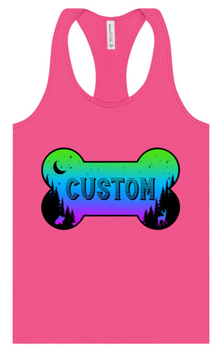 Custom Mountain Shades Women's Racerback Tank