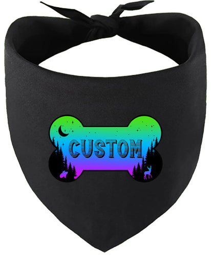 Custom Mountain Shades Pet Bandana