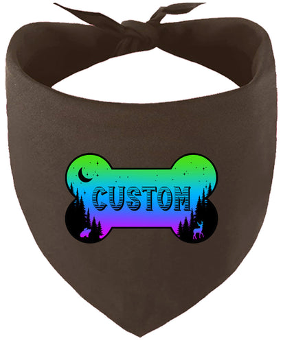Custom Mountain Shades Pet Bandana