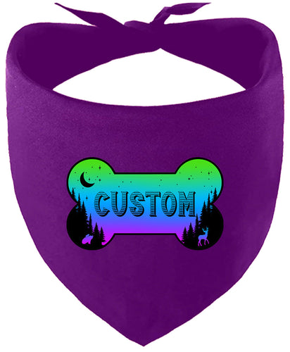 Custom Mountain Shades Pet Bandana