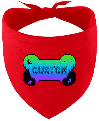 Custom Mountain Shades Pet Bandana