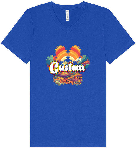 Custom Groovy Summit Unisex V-Neck Shirt