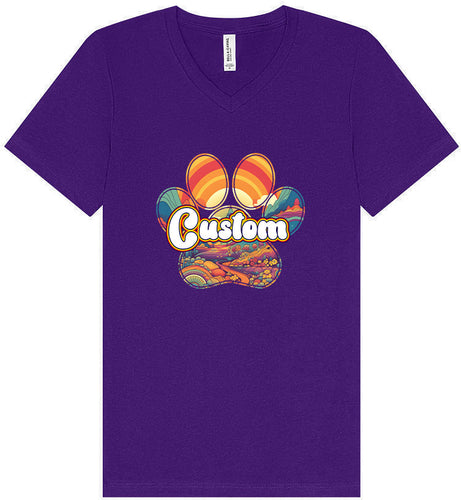 Custom Groovy Summit Unisex V-Neck Shirt