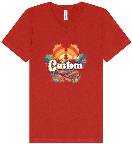 Custom Groovy Summit Unisex V-Neck Shirt