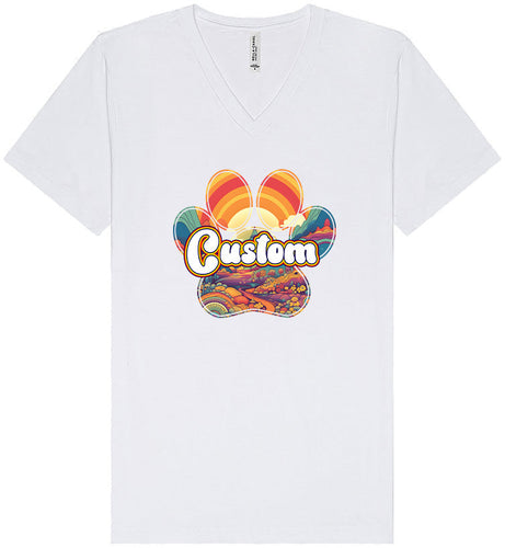 Custom Groovy Summit Unisex V-Neck Shirt