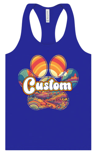 Custom Groovy Summit Women's Racerback Tank