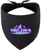 Custom Alpine Pawscape Pet Bandana