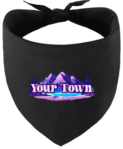 Custom Alpine Pawscape Pet Bandana