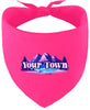 Custom Alpine Pawscape Pet Bandana