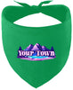 Custom Alpine Pawscape Pet Bandana