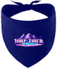 Custom Alpine Pawscape Pet Bandana