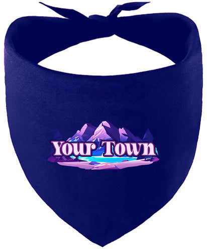 Custom Alpine Pawscape Pet Bandana