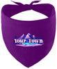 Custom Alpine Pawscape Pet Bandana