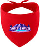 Custom Alpine Pawscape Pet Bandana