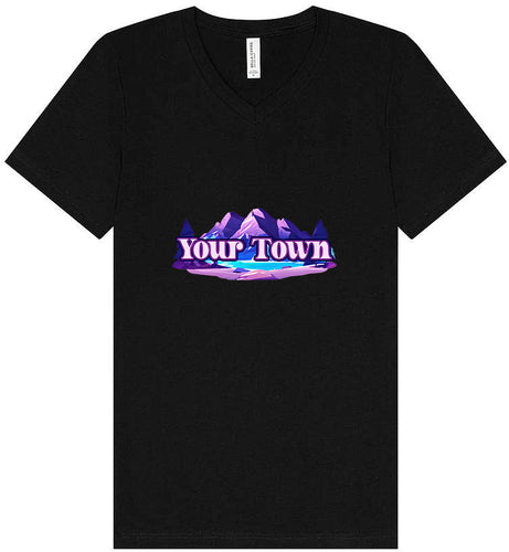 Custom Alpine Pawscape Unisex V-Neck Shirt