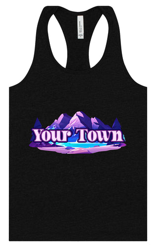 Custom Alpine Pawscape Women's Racerback Tank