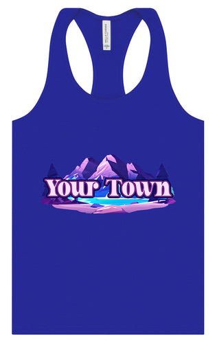 Custom Alpine Pawscape Women's Racerback Tank