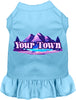 Custom Alpine Pawscape Pet Dress