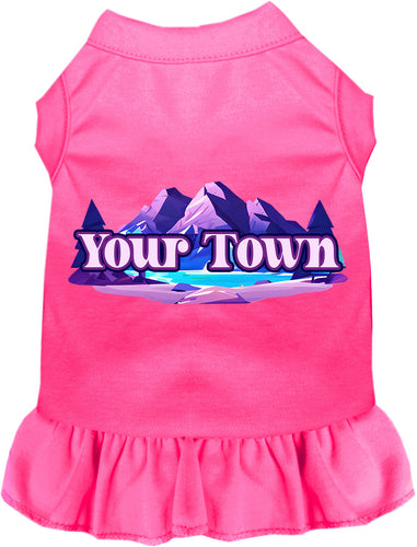 Custom Alpine Pawscape Pet Dress