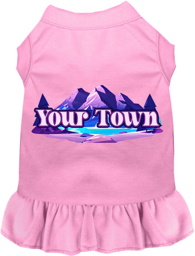 Custom Alpine Pawscape Pet Dress