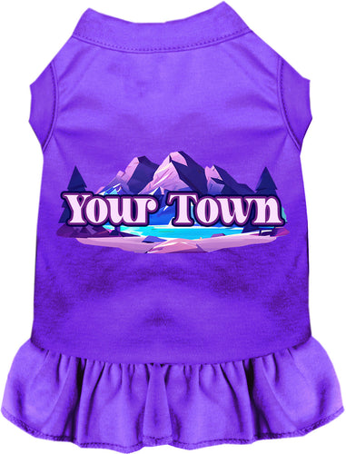 Custom Alpine Pawscape Pet Dress