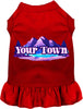 Custom Alpine Pawscape Pet Dress