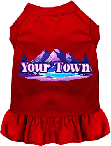 Custom Alpine Pawscape Pet Dress