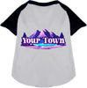 Custom Alpine Pawscape Pet Raglan Shirts