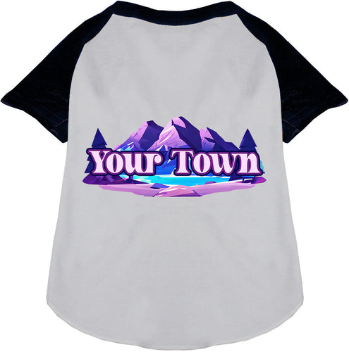 Custom Alpine Pawscape Pet Raglan Shirts