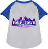 Custom Alpine Pawscape Pet Raglan Shirts