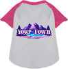 Custom Alpine Pawscape Pet Raglan Shirts