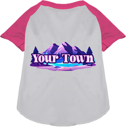 Custom Alpine Pawscape Pet Raglan Shirts