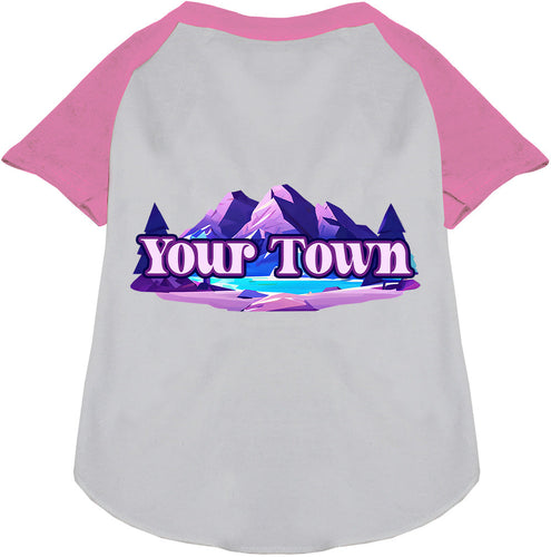 Custom Alpine Pawscape Pet Raglan Shirts