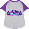Custom Alpine Pawscape Pet Raglan Shirts