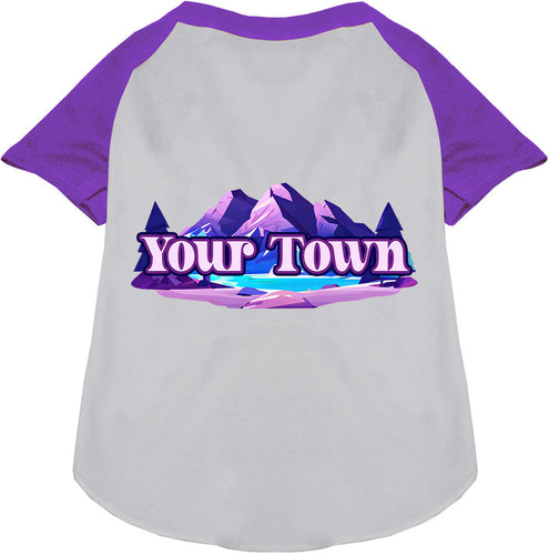 Custom Alpine Pawscape Pet Raglan Shirts